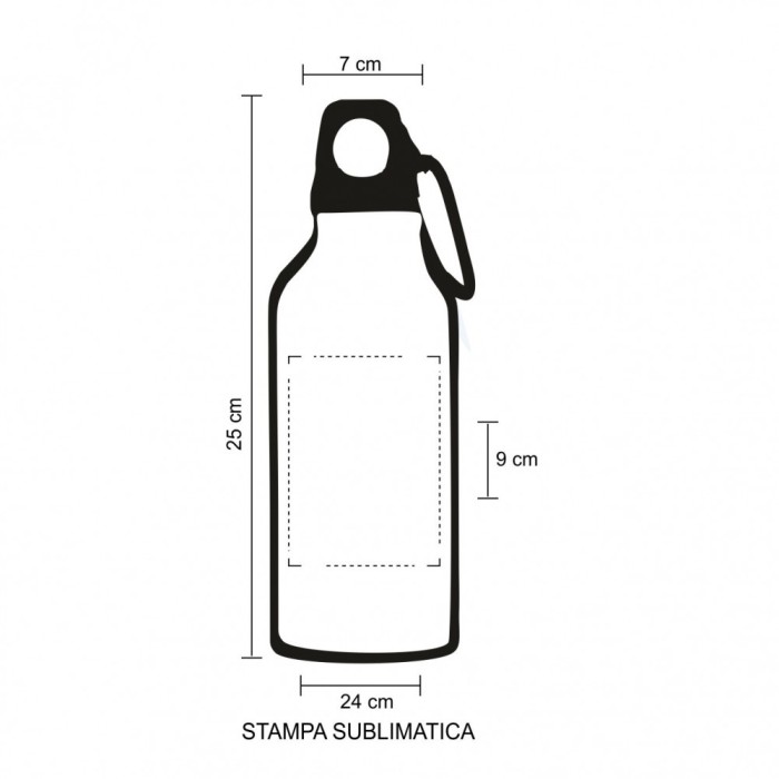 Borraccia in Alluminio Personalizzata 750ml