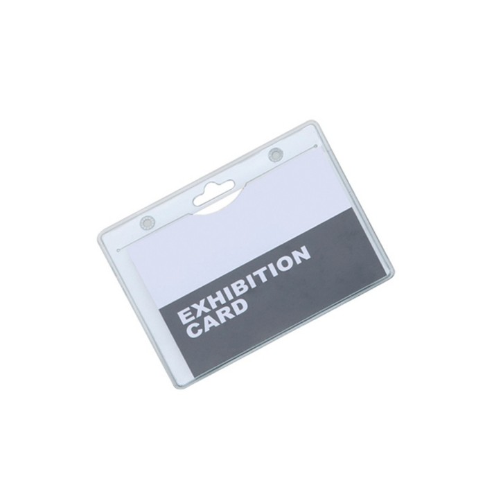Porta Badge 11,7x9 Cm con  Lanyard In Poliestere Personalizzato