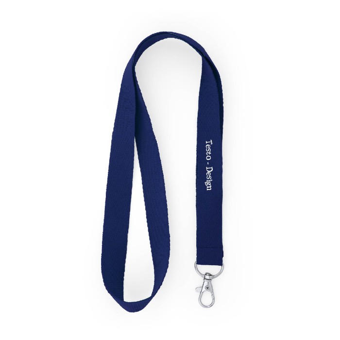 Porta Badge 8,2x12,4 Cm con  Laccio Lanyard Da Collo In Poliestere Personalizzato