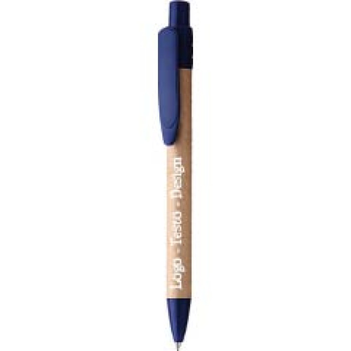 Penna Sfera a Scatto in Cartone con Stampa Personalizzata