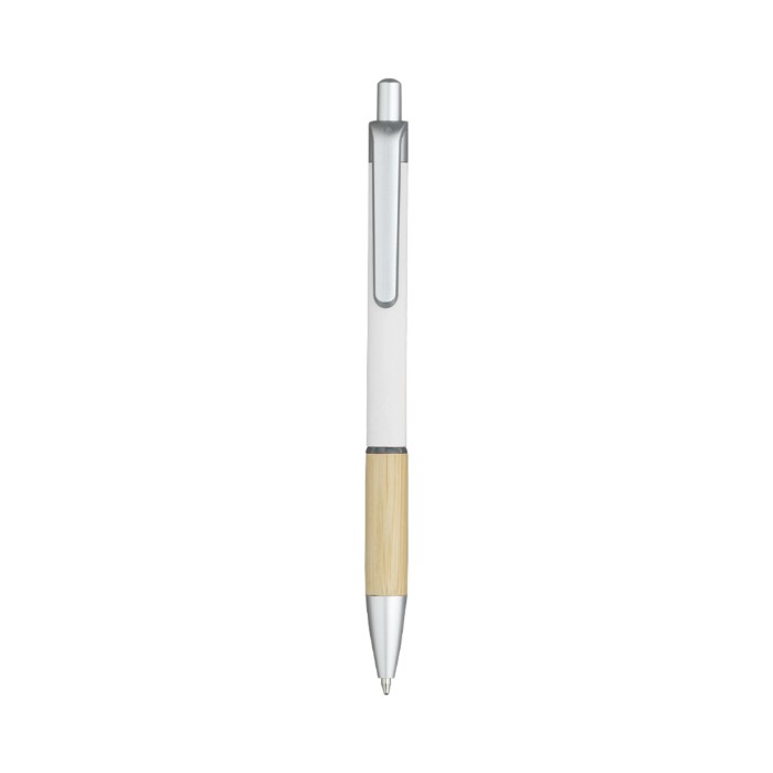 Penna Sfera Eco In legno e Rubber  con Stampa Personalizzata