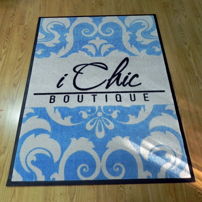 Tappeto Zerbino Asciugapassi Personalizzato con Bordo Antinciampo 150x240Cm