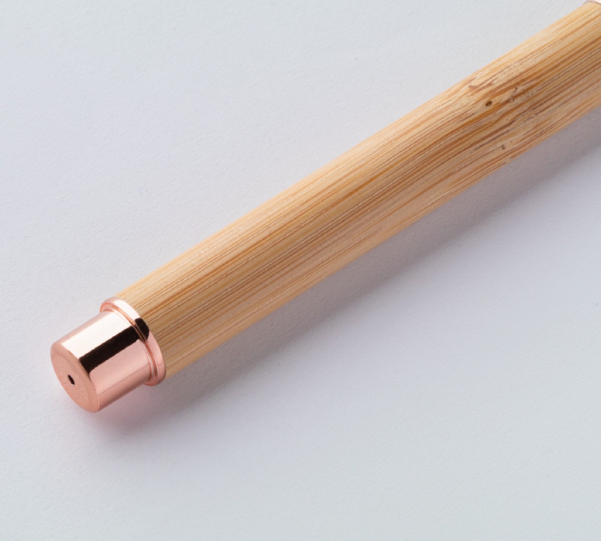 Penna Roller BLUSH in Bambù e Alluminio Riciclato Personalizzata
