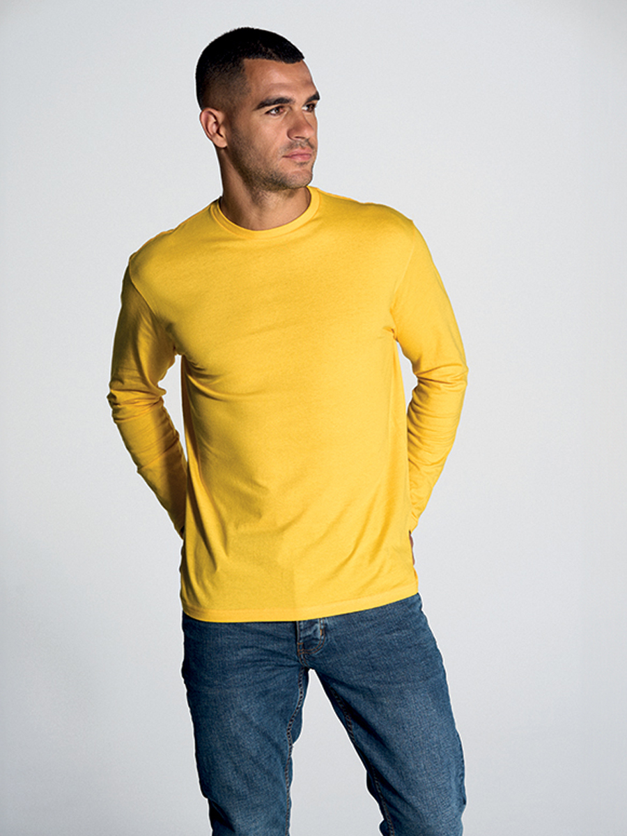 T-Shirt Uomo Manica Lunga Regular 160 gr/m2 Personalizzata