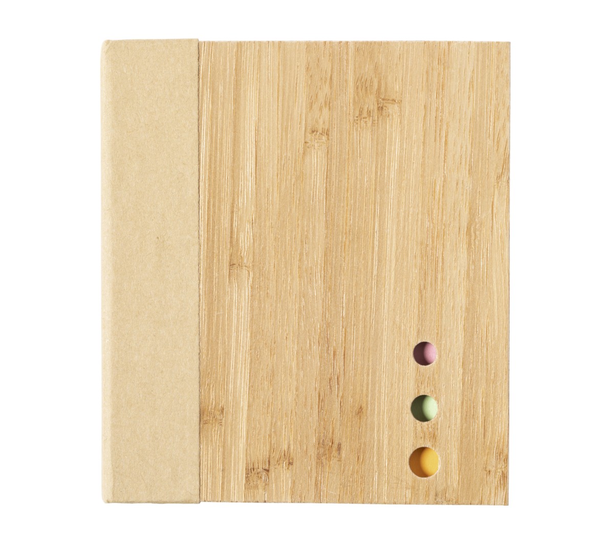 Blocco foglietti NOKWON in Carta Riciclata con Copertura in Bambù Personalizzato