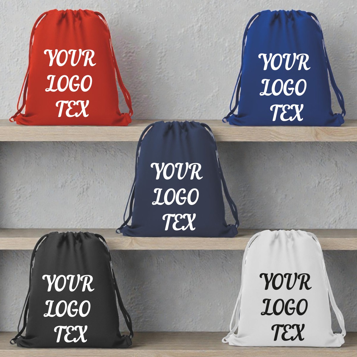 Zaino Zainetto Sacca In Poliestere 600d 150gr. Personalizzata