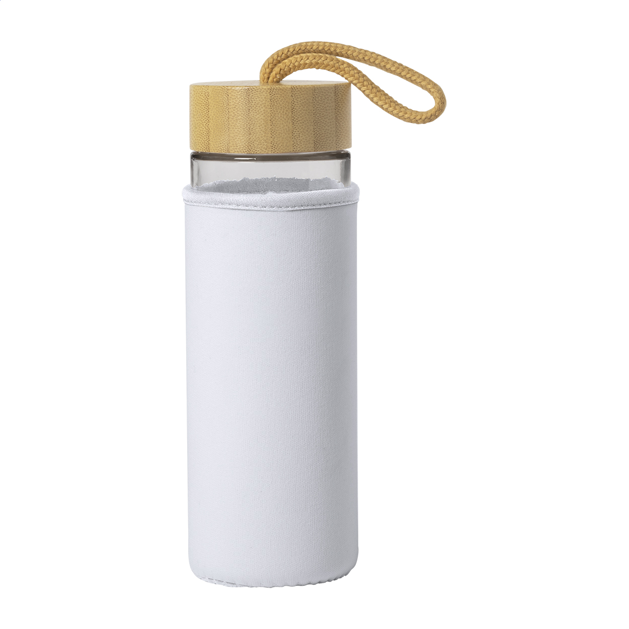 Locamb Borraccia in vetro bianco