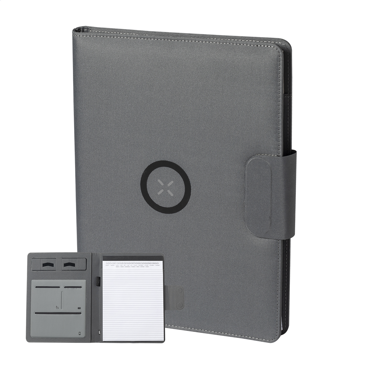 Gredox A4 Cartella portadocumenti in RPET grigio