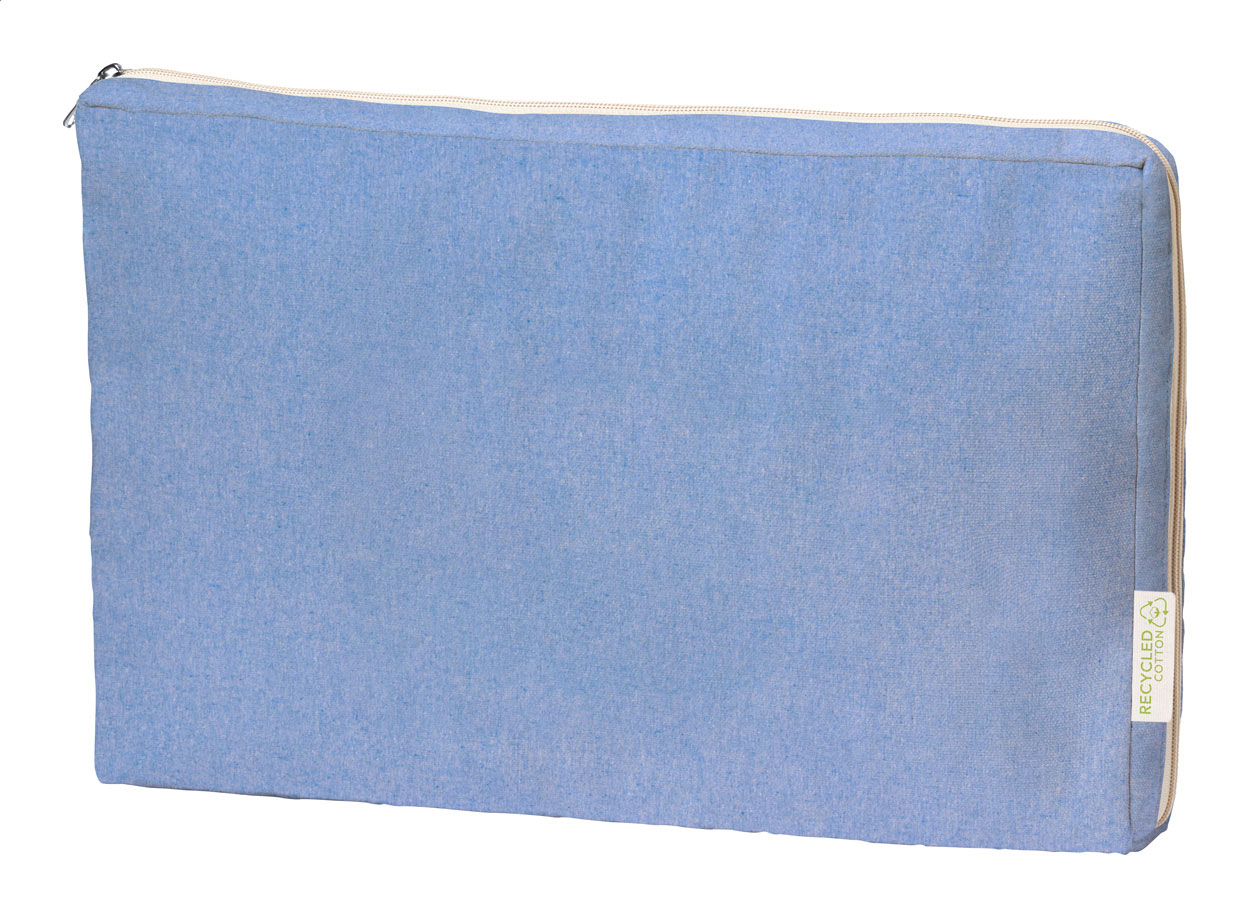 Jurne custodia per computer portatile in cotone blu