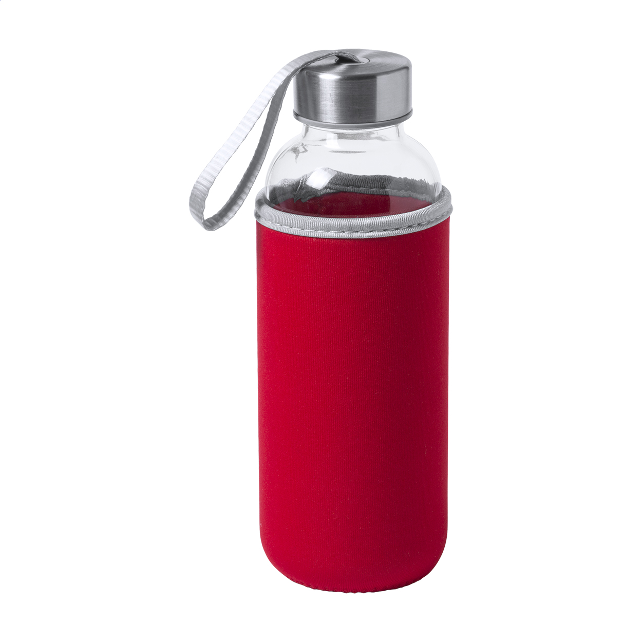 Ganga Borraccia in vetro rosso