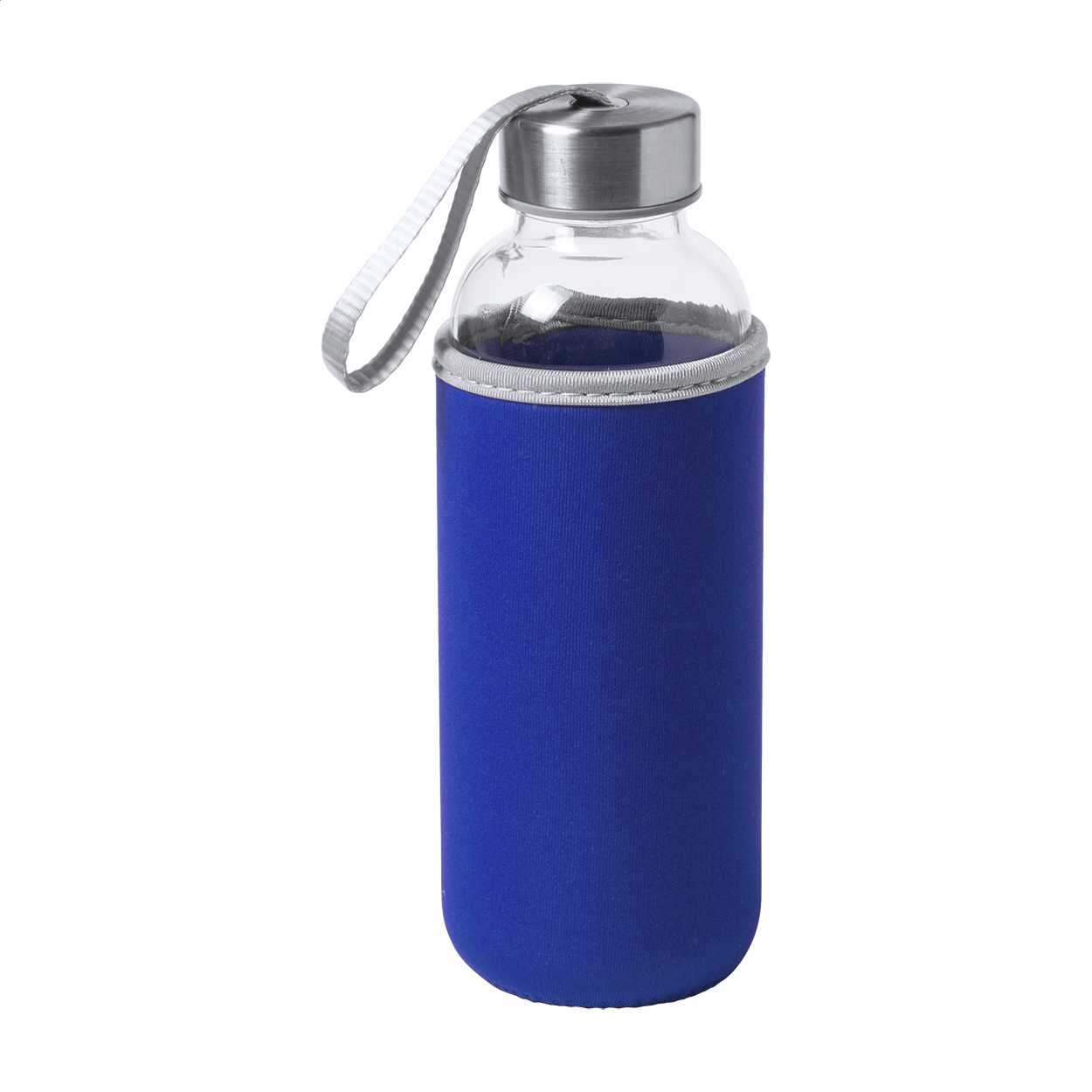 Ganga Borraccia in vetro blu