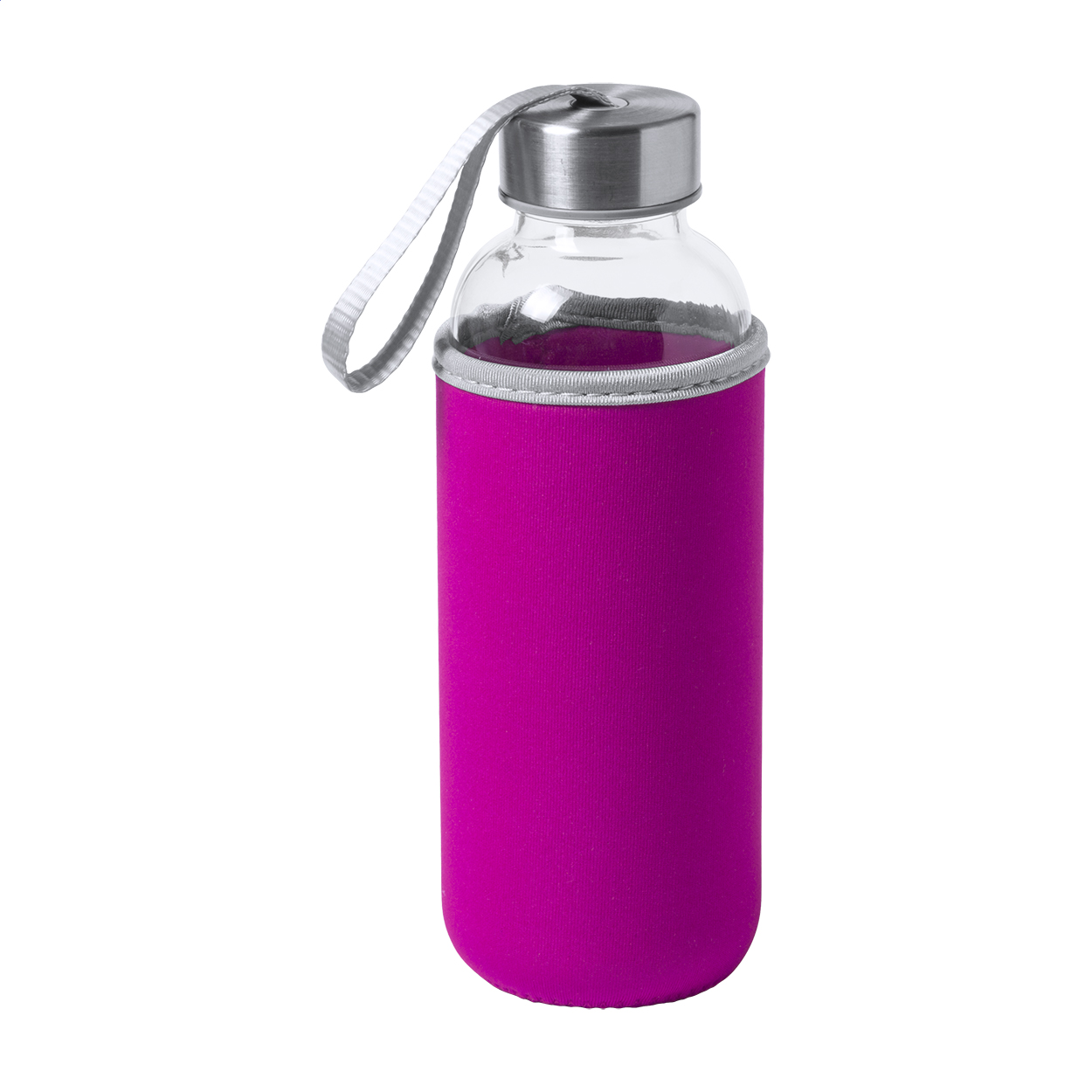 Ganga Borraccia in vetro fucsia