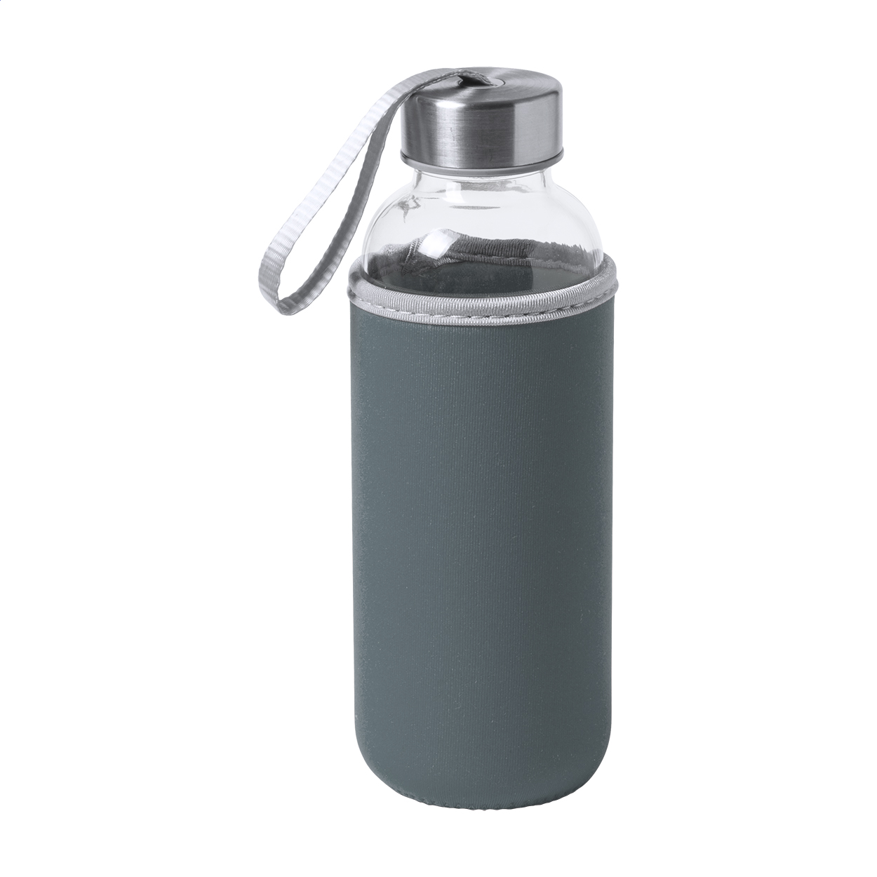 Ganga Borraccia in vetro grigio