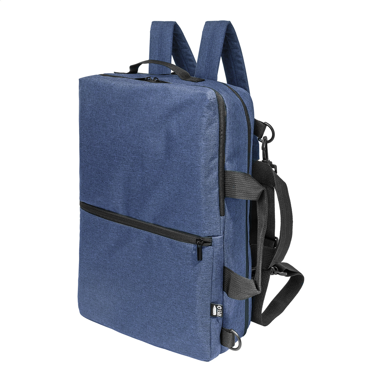 Walton Zaino e portadocumenti in RPET blu scuro