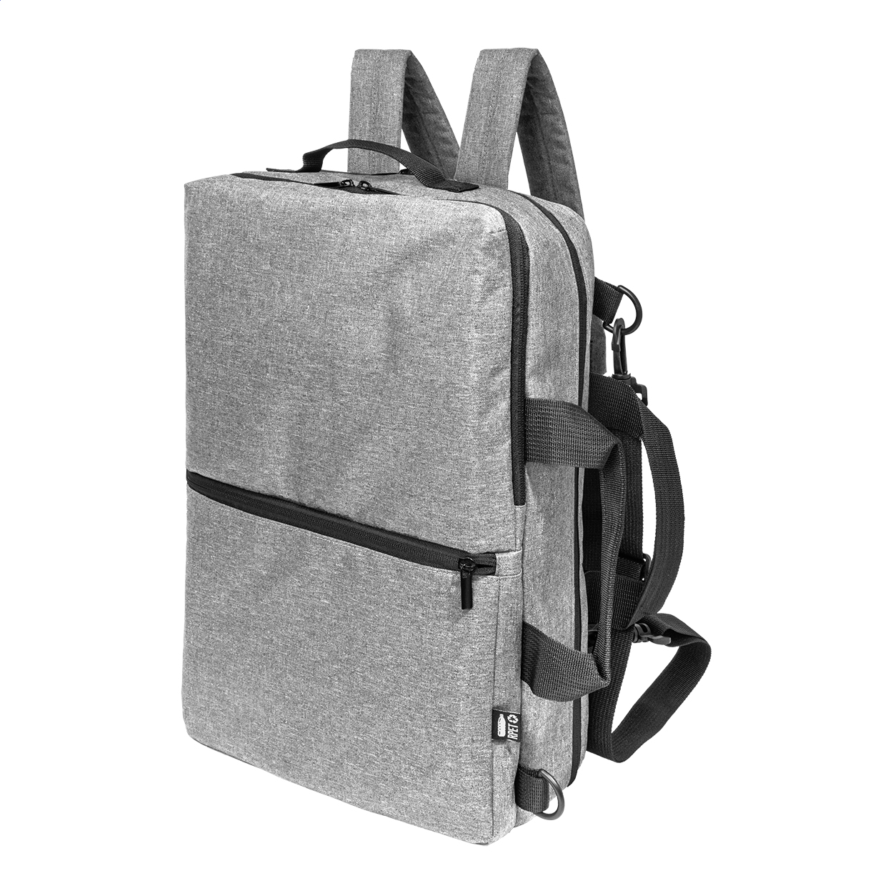 Walton Zaino e portadocumenti in RPET grigio