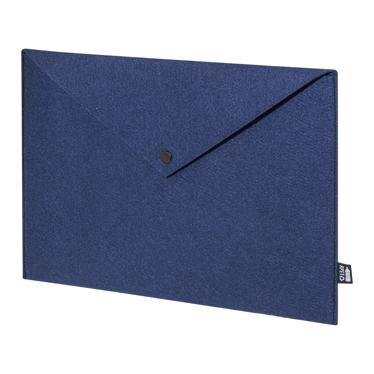Refelt Slim Cartellina in RPET blu scuro