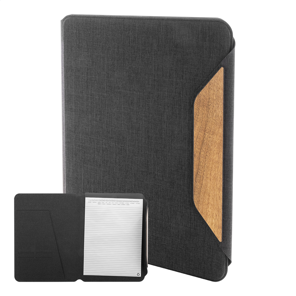 Wapudo A4 Cartella portadocumenti in RPET nero