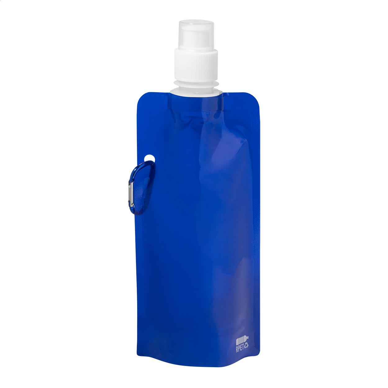 Carabol Borraccia ripiegabile in RPET blu