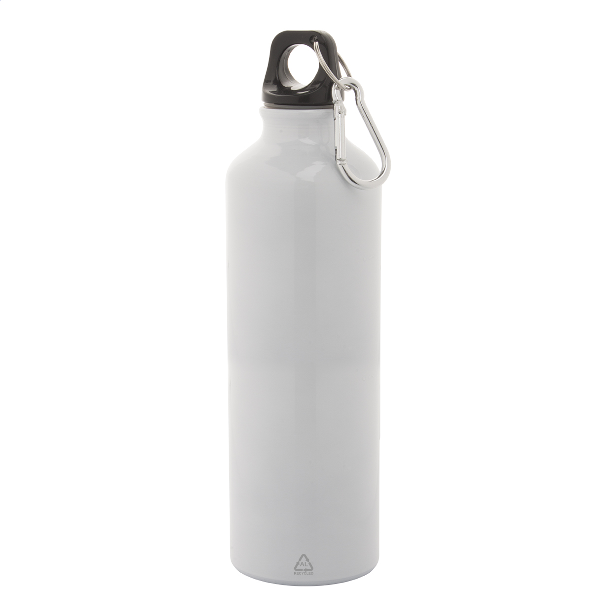 Raluto XL Borraccia in alluminio riciclato bianco