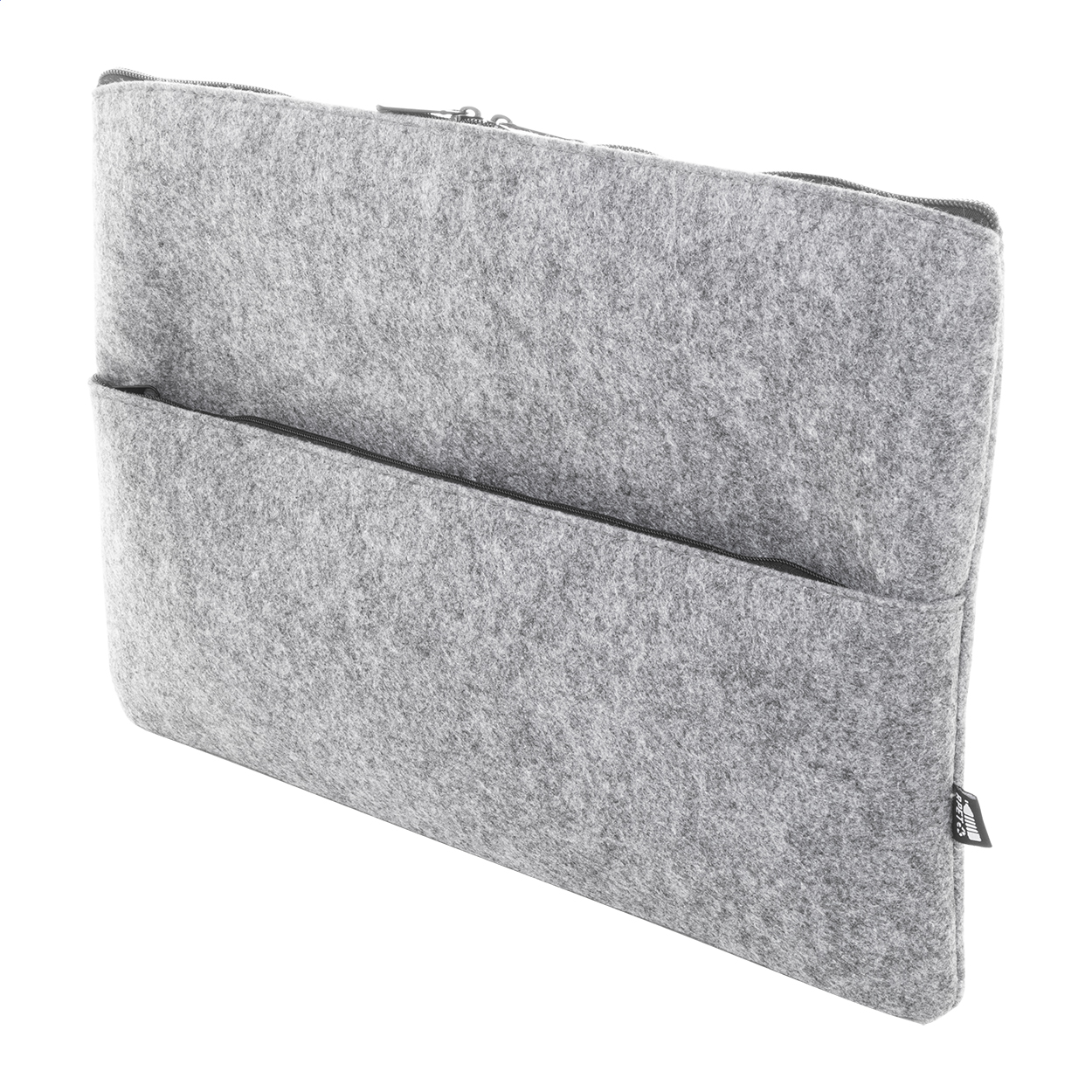 Refelt Comp Borsa porta computer in feltro RPET grigio