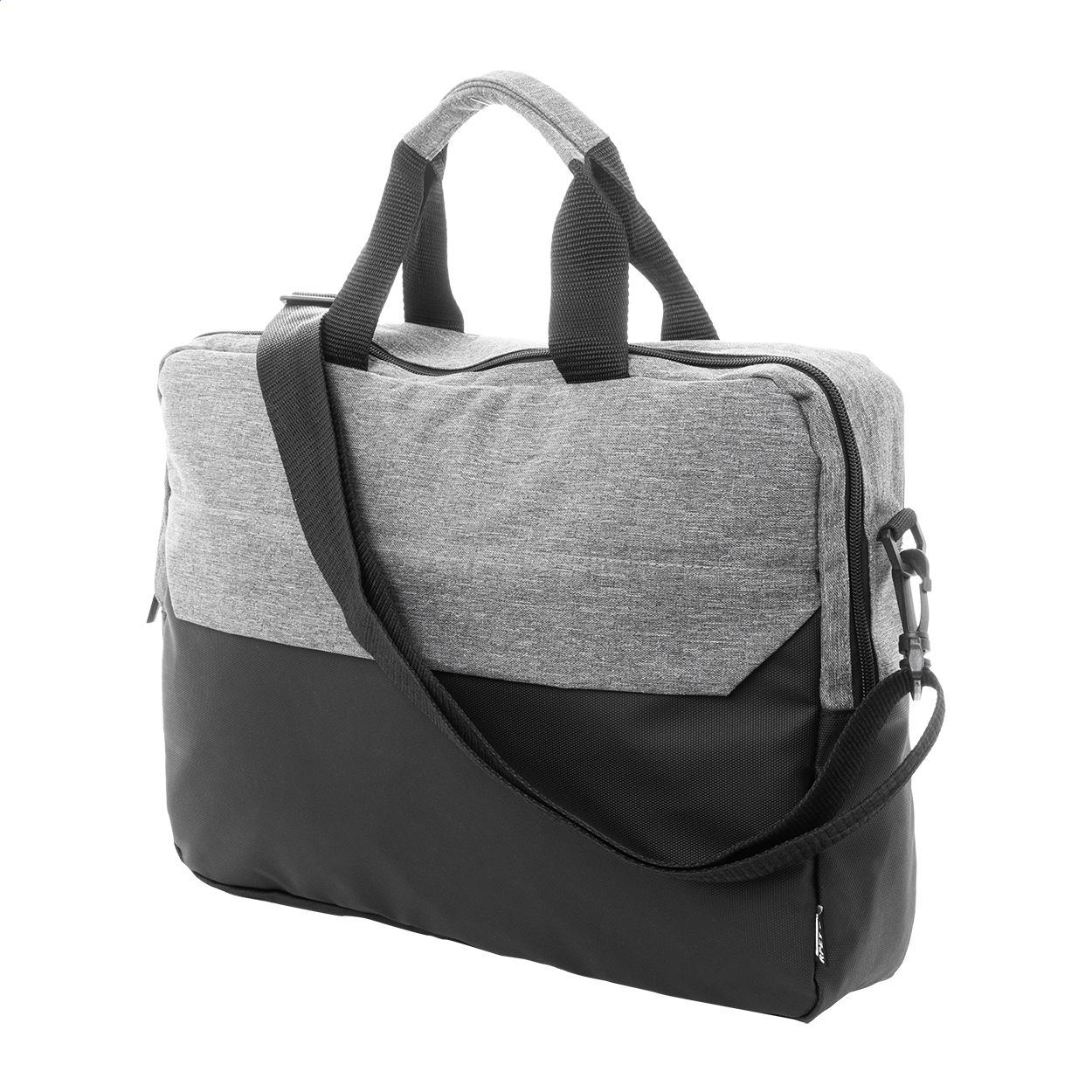 Dopuba Borsa portadocumenti in RPET grigio nero