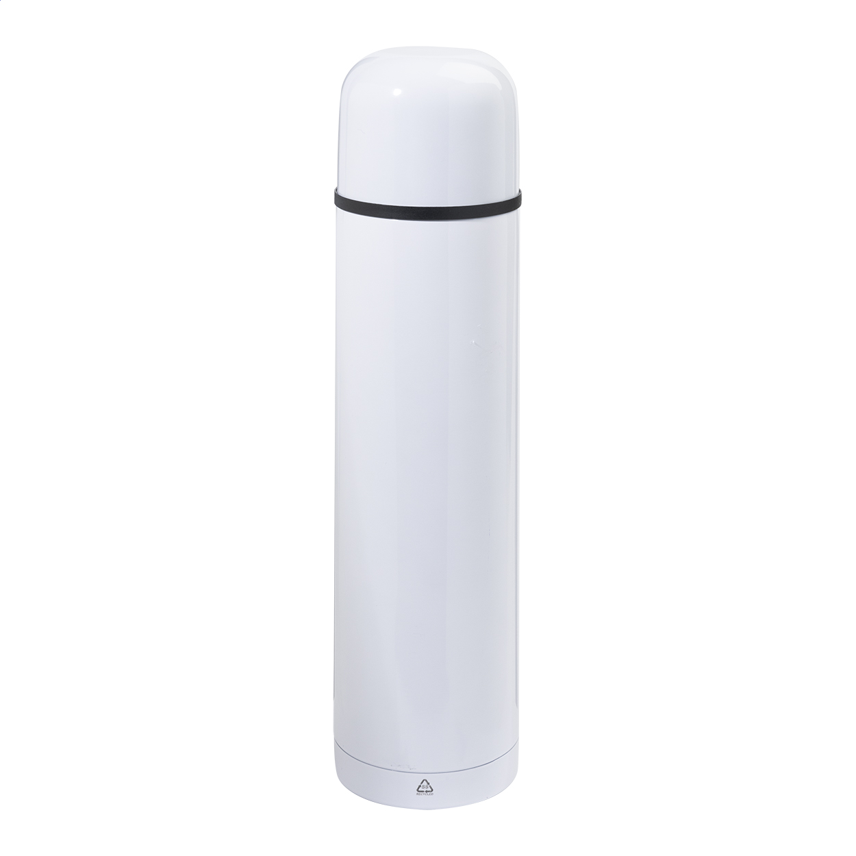 Rebusta XL Thermos in acciaio riciclato bianco
