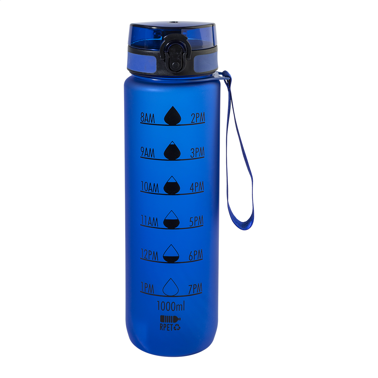 Sipcount Borraccia motivazionale in RPET blu