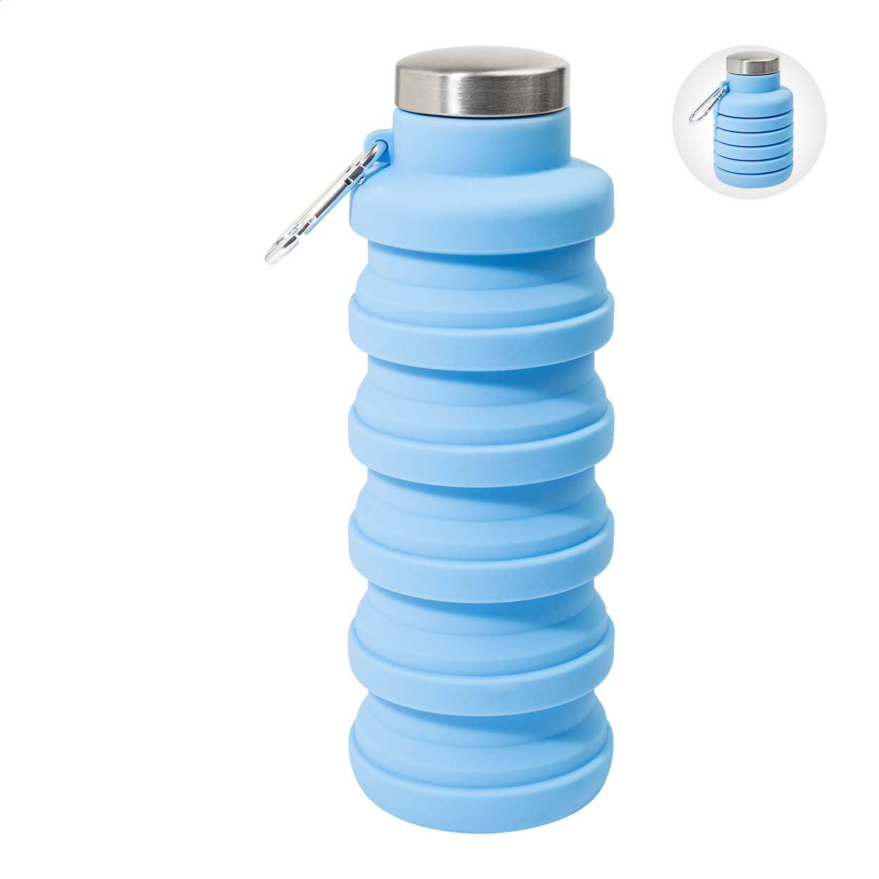 Colsip Borraccia comprimibile blu