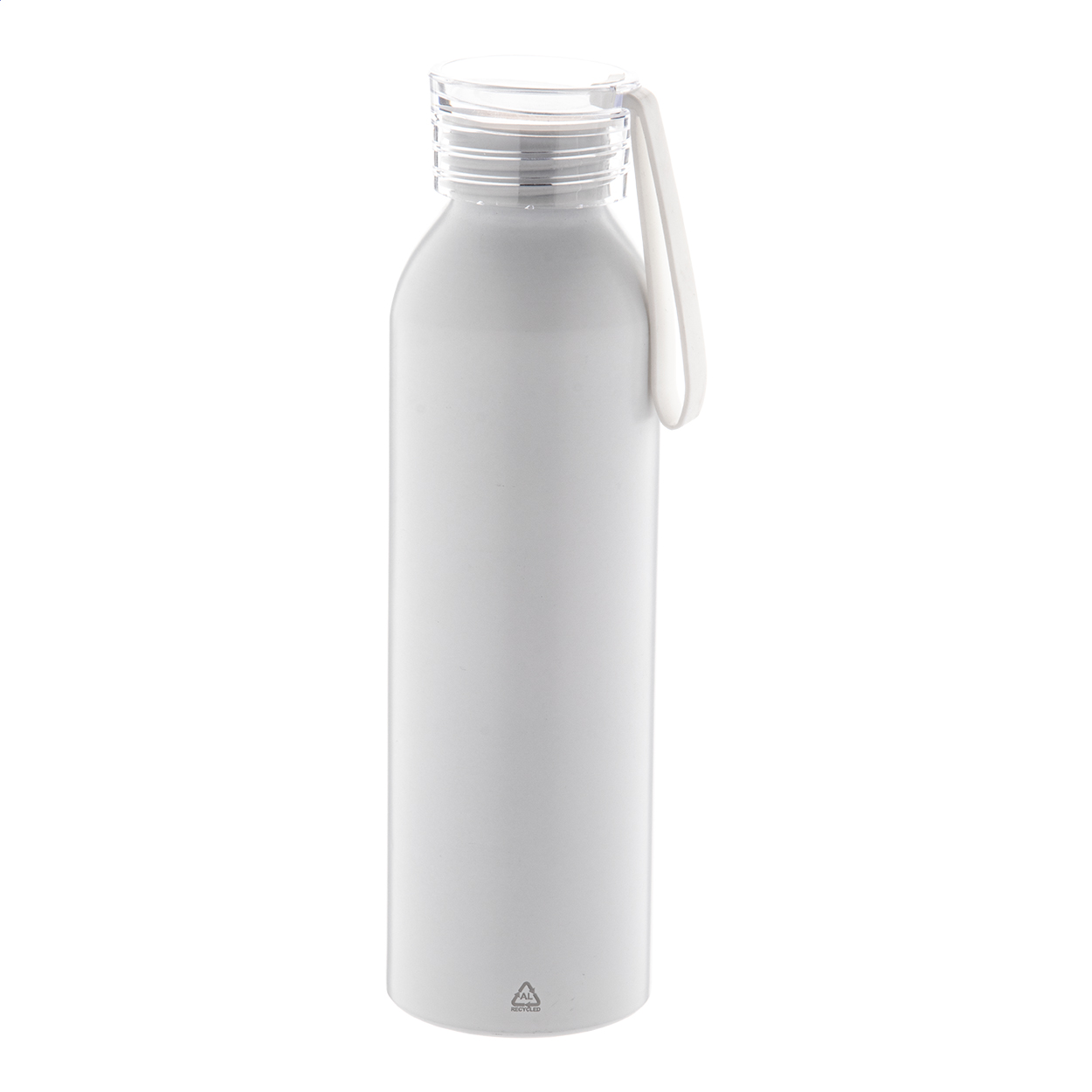 Ralusip Borraccia in alluminio riciclato bianco