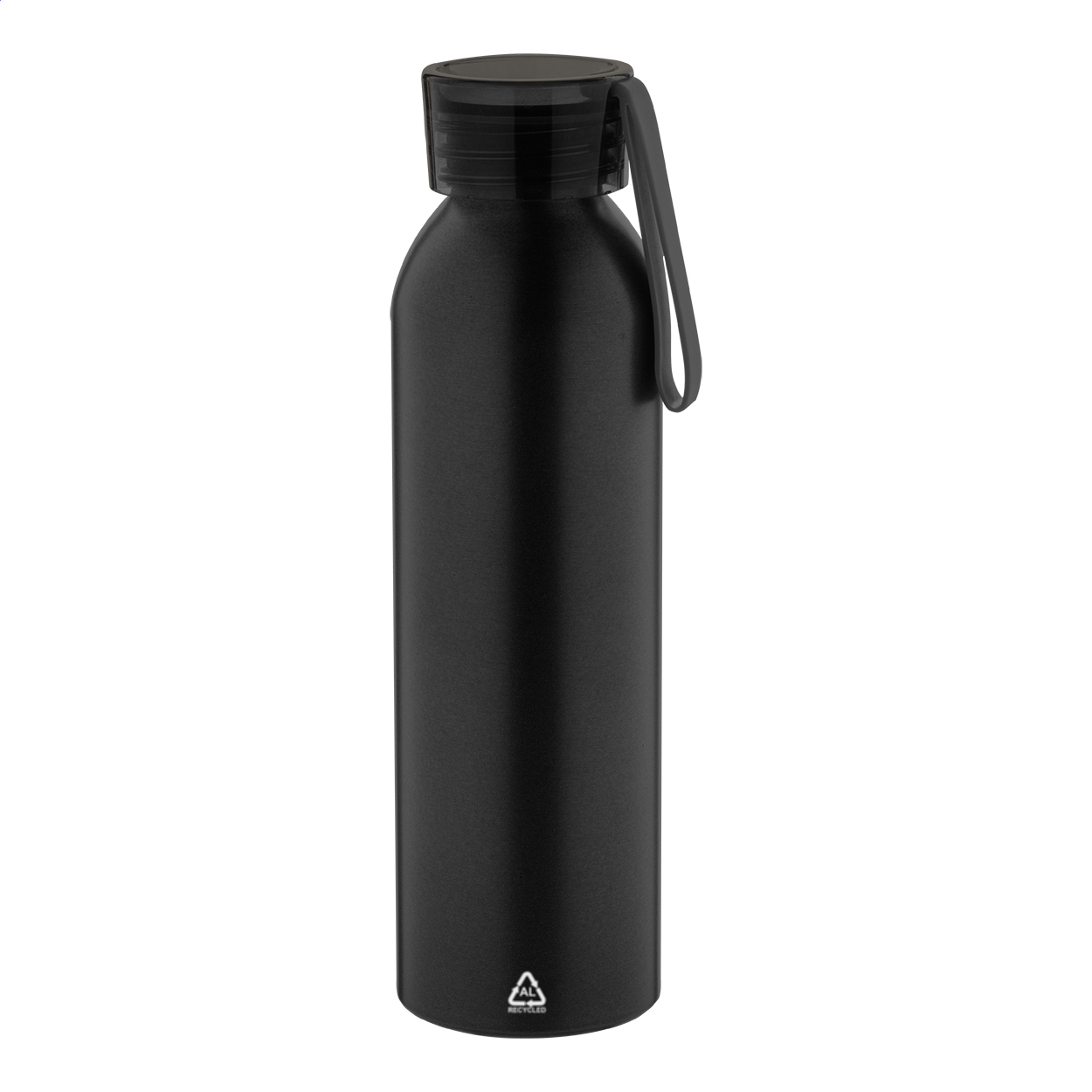 Ralusip Borraccia in alluminio riciclato nero