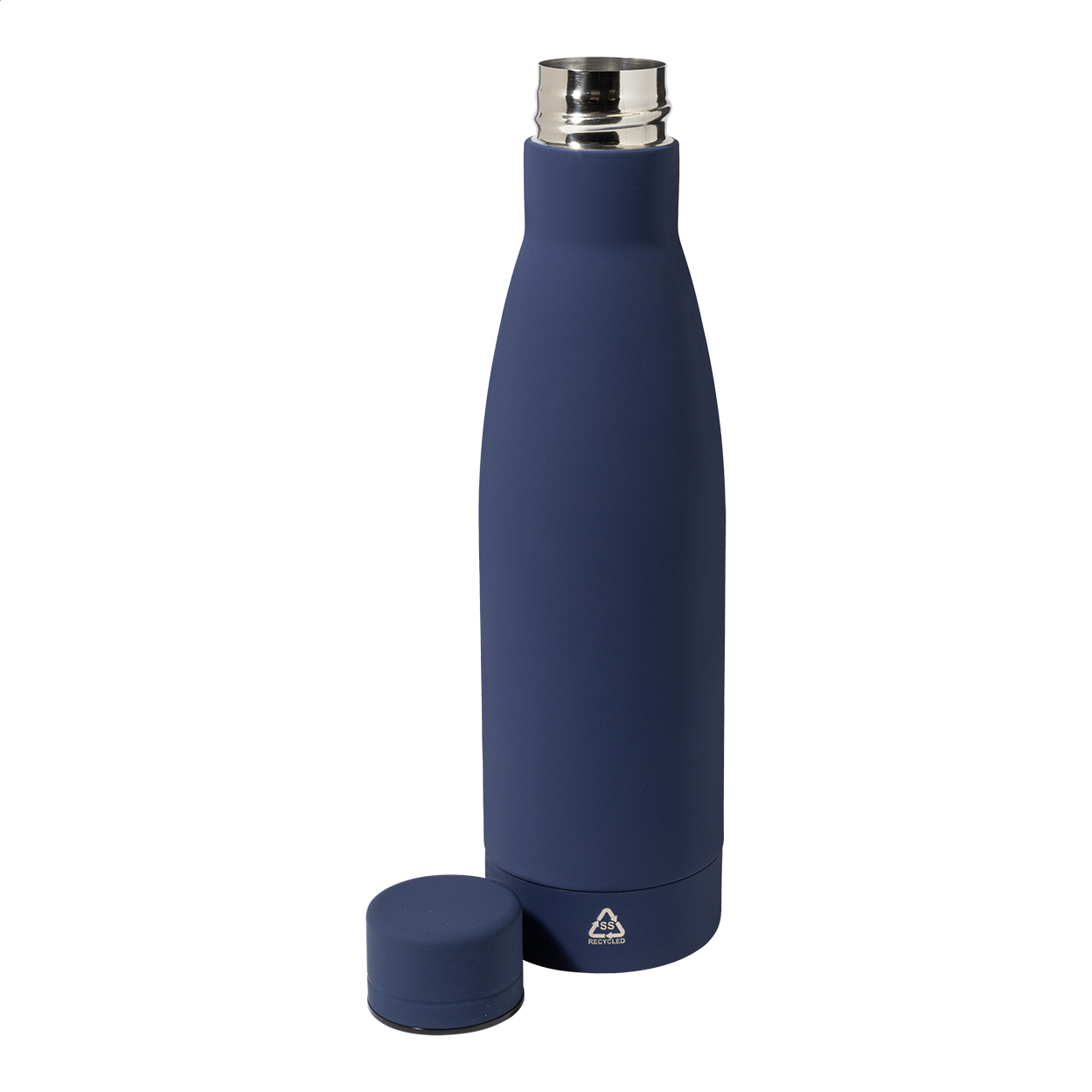 Rubbar Borraccia in acciaio riciclato blu scuro