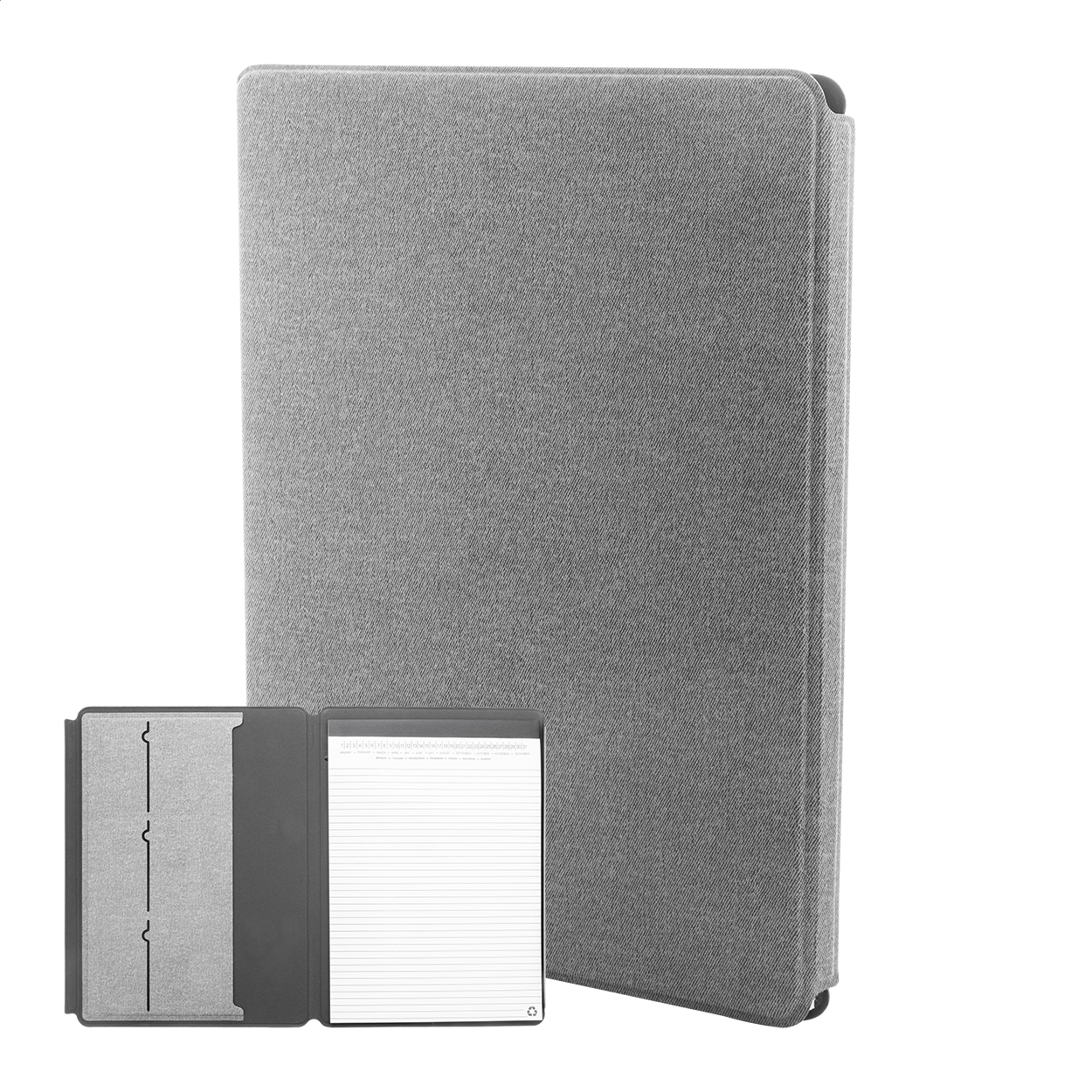 Mappu A4 Portadocumenti in RPET grigio