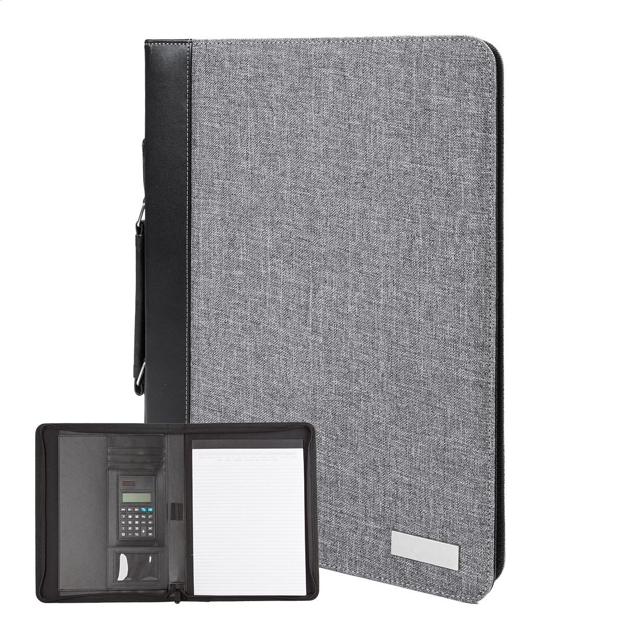 Smokey Zip cartella portadocumenti A4 grigio