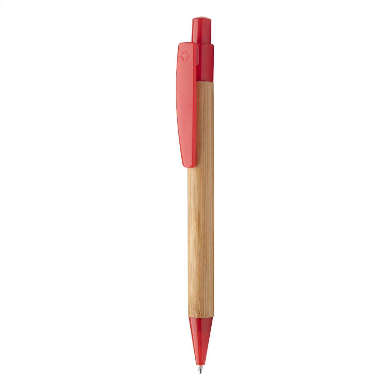 Colothic penna a sfera in bambù rosso naturale
