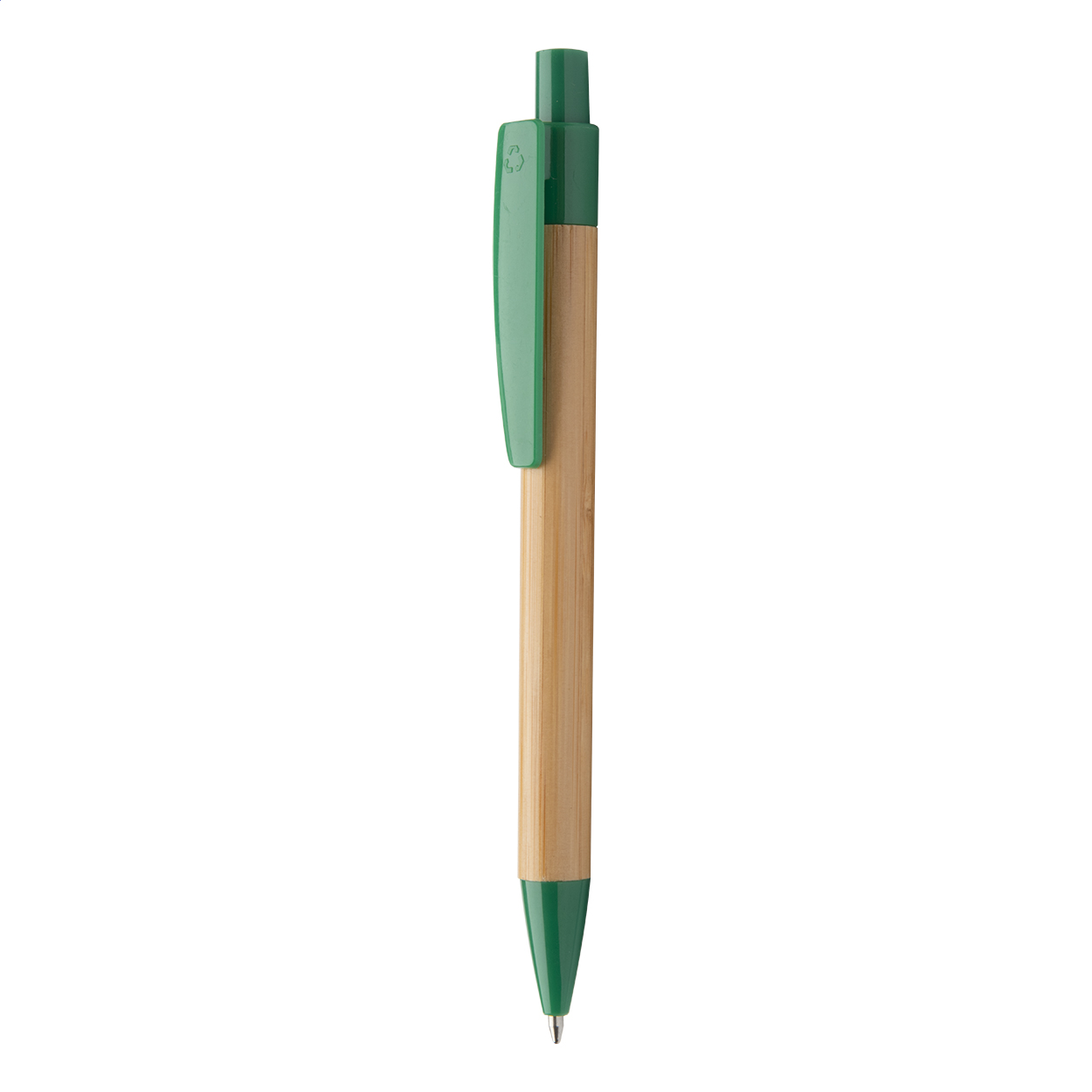 Colothic penna a sfera in bambù verde naturale