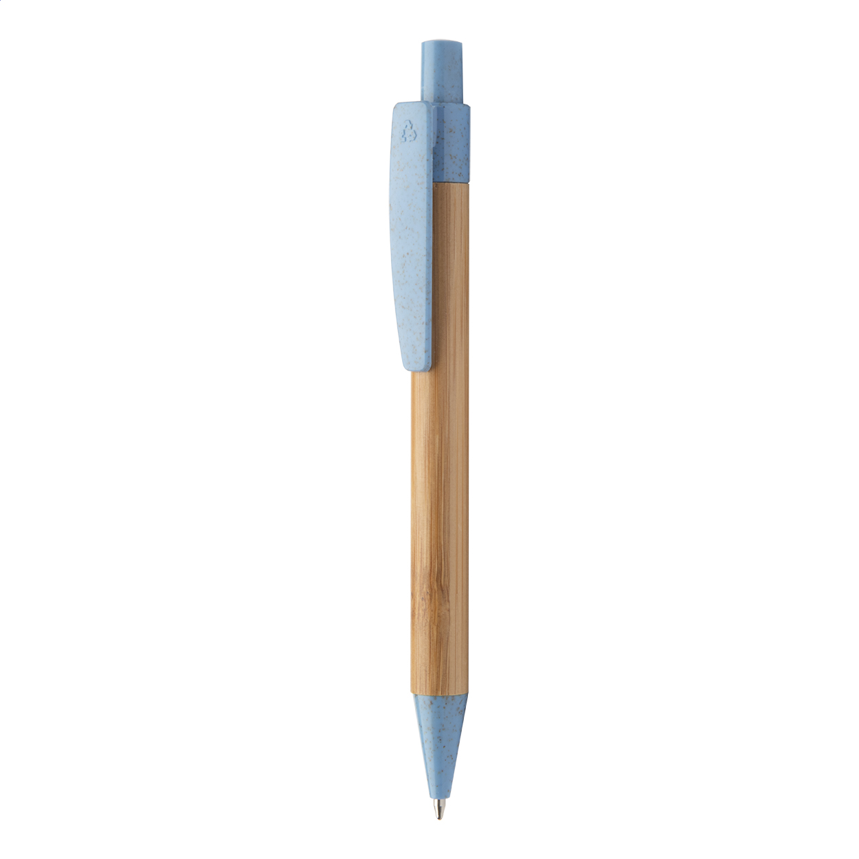 Boothic penna a sfera in bambù blu naturale