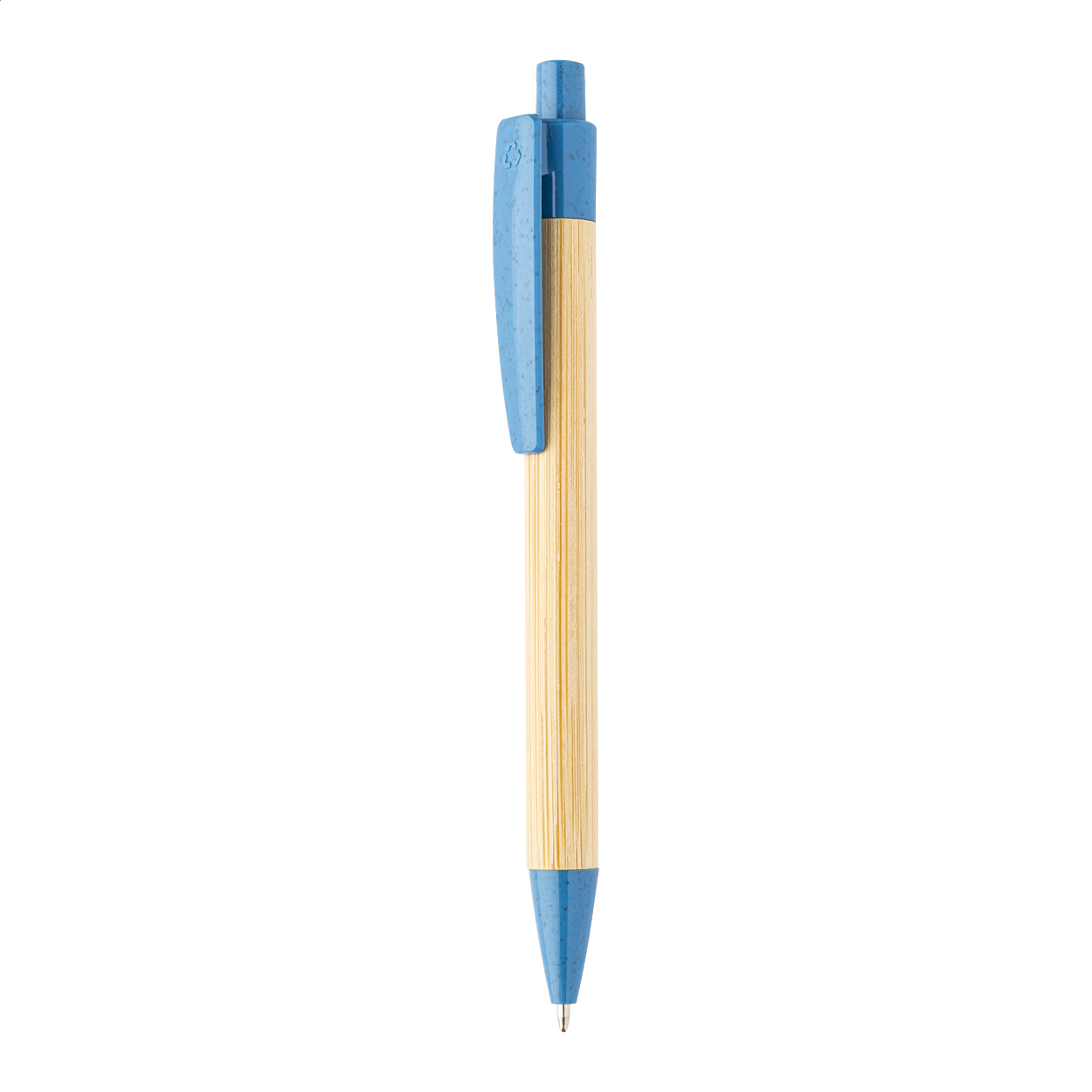 Boothic penna a sfera in bambù blu scuro naturale