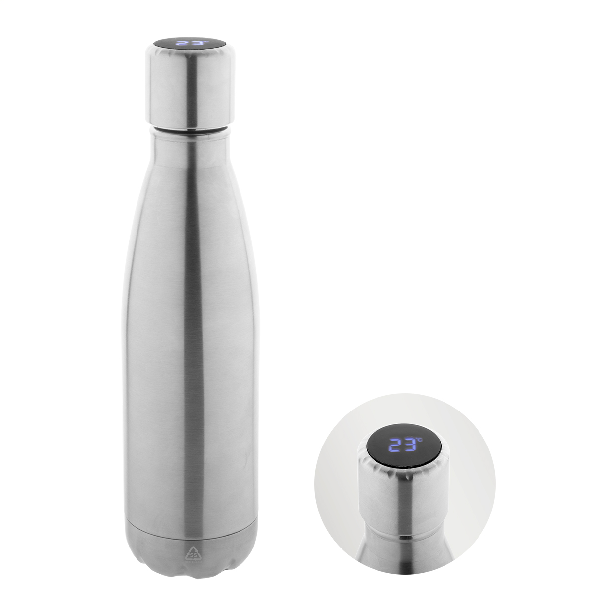Reverest Borraccia termica argento