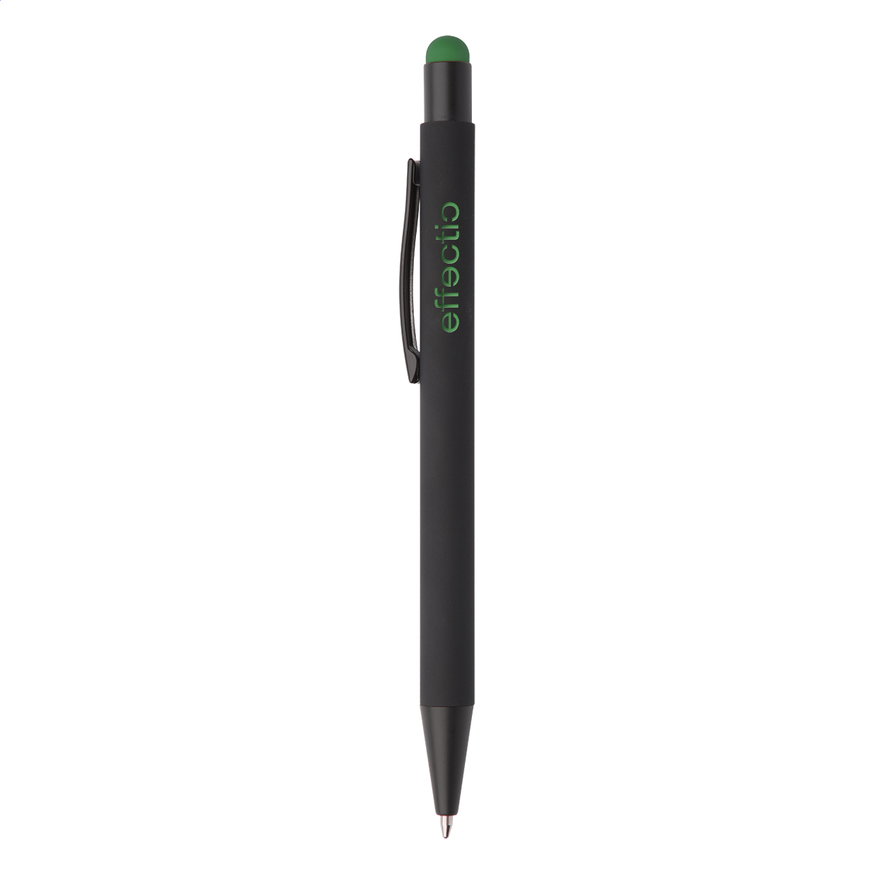 Pearly penna a sfera verde scuro nero