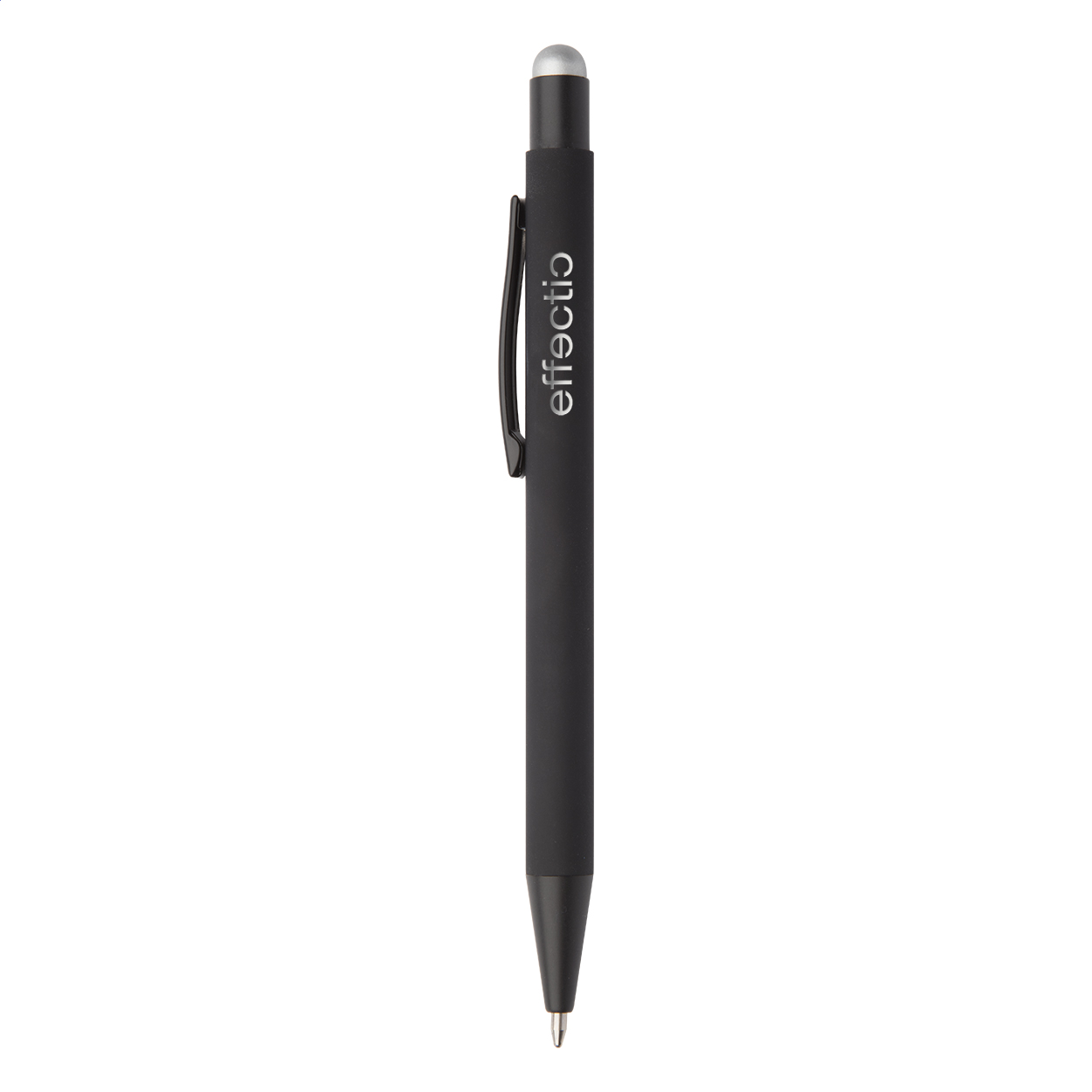 Pearly penna a sfera argento nero