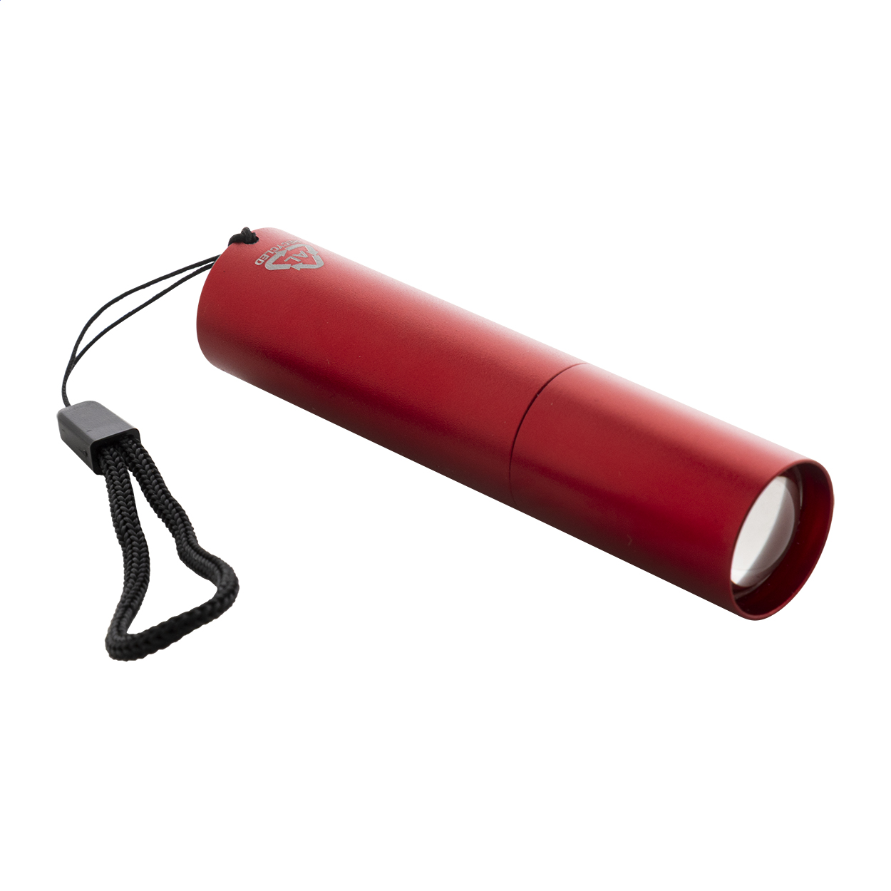 Chargelight Tone Torcia ricaricabile in alluminio riciclato rosso