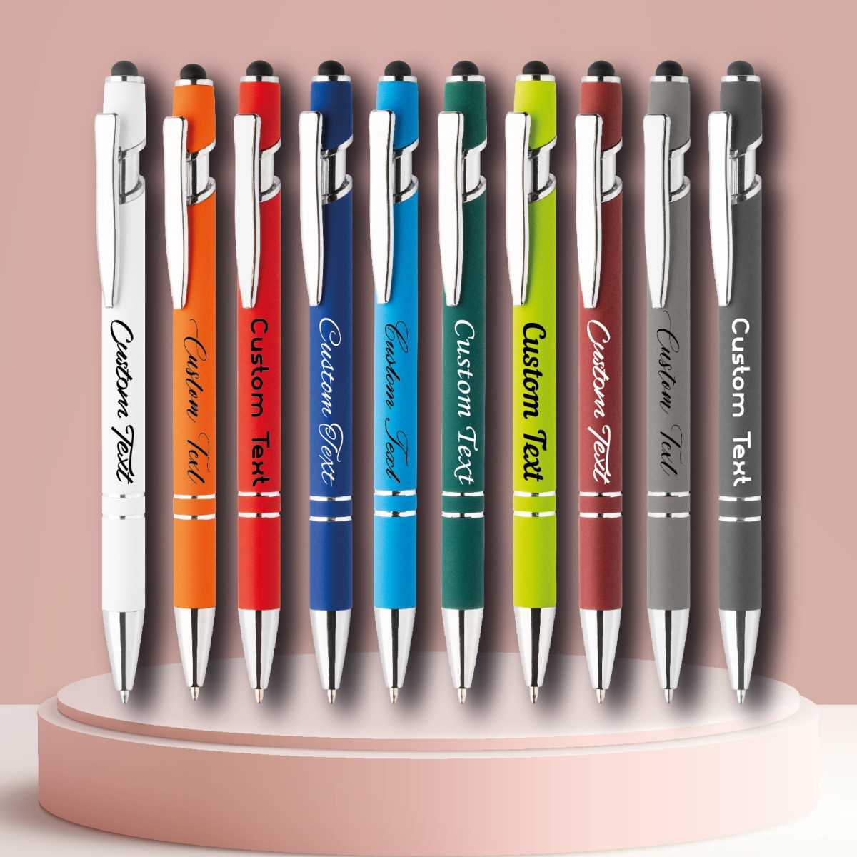 Penna a sfera TONNEL SOFT con Touch Screen Personalizzata