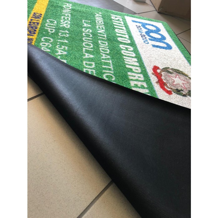Tappeto Zerbino Asciugapassi Personalizzato con Bordo Antinciampo 200x170Cm